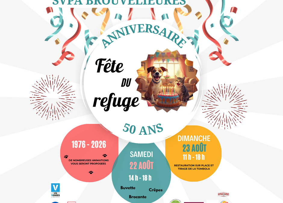 Fête août 2026 – Anniversaire SVPA 50 ans !